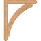Ekena Millwork Thorton Craftsman Smooth Bracket w/ Offset Brace, Western Red Cedar, 5 1/2"W x 34"D x 42"H BKT0604X34X42THR04SWR - alternate 3